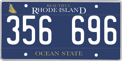 RI license plate 356696