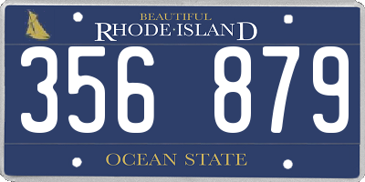 RI license plate 356879