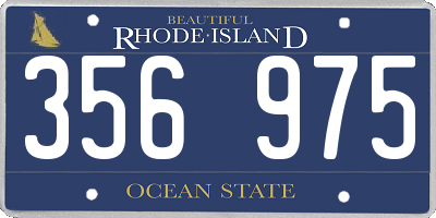 RI license plate 356975