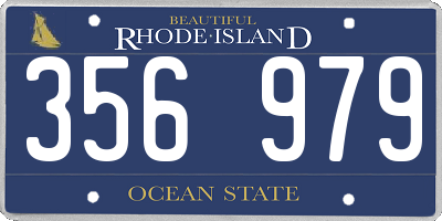 RI license plate 356979