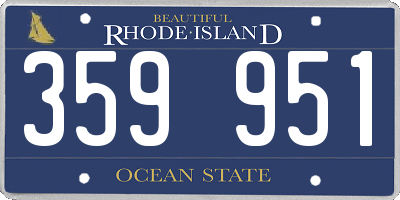 RI license plate 359951