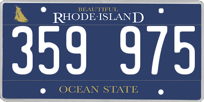 RI license plate 359975