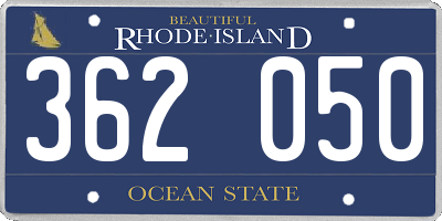 RI license plate 362050