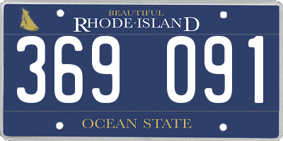 RI license plate 369091