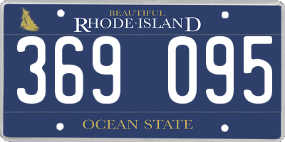 RI license plate 369095