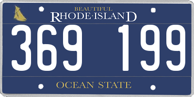 RI license plate 369199