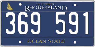 RI license plate 369591