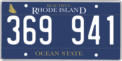 RI license plate 369941