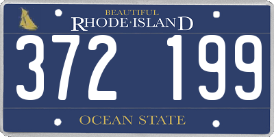 RI license plate 372199
