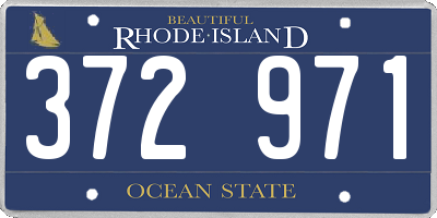 RI license plate 372971