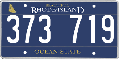 RI license plate 373719