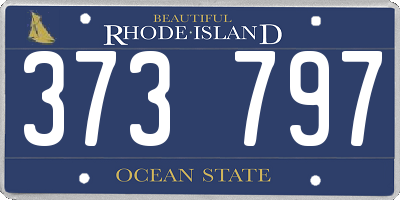 RI license plate 373797