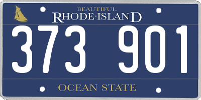 RI license plate 373901