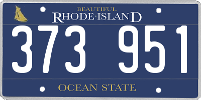 RI license plate 373951
