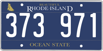 RI license plate 373971