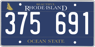 RI license plate 375691