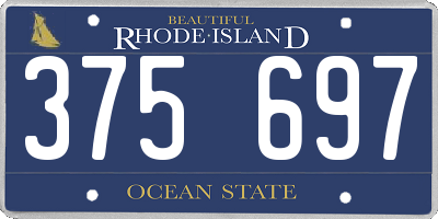 RI license plate 375697