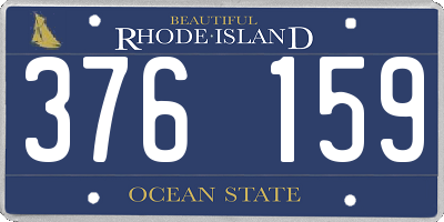 RI license plate 376159