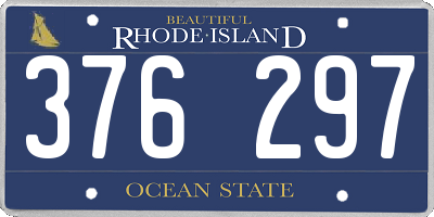 RI license plate 376297