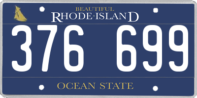 RI license plate 376699