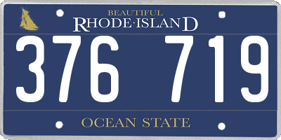 RI license plate 376719