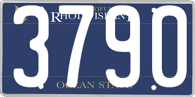 RI license plate 3790