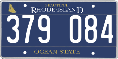 RI license plate 379084
