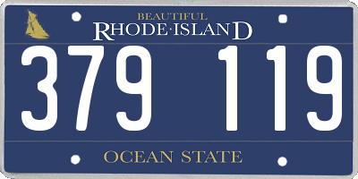 RI license plate 379119