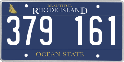 RI license plate 379161