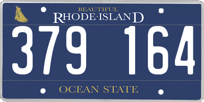 RI license plate 379164