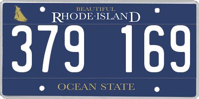 RI license plate 379169