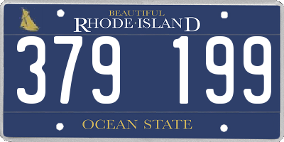 RI license plate 379199