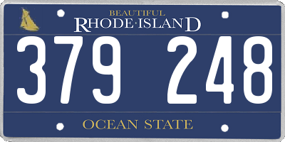 RI license plate 379248