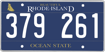 RI license plate 379261