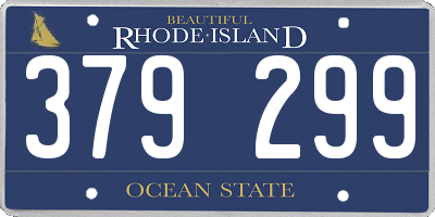 RI license plate 379299
