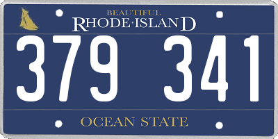 RI license plate 379341
