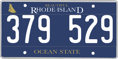 RI license plate 379529