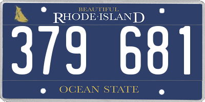 RI license plate 379681