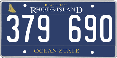 RI license plate 379690