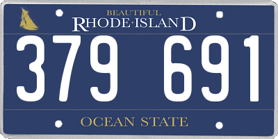 RI license plate 379691