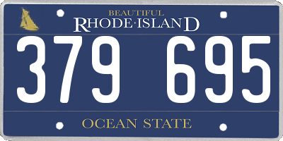 RI license plate 379695
