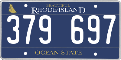 RI license plate 379697
