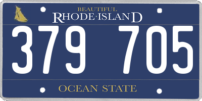RI license plate 379705