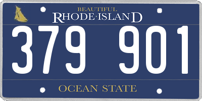 RI license plate 379901