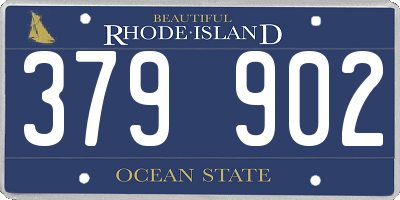 RI license plate 379902