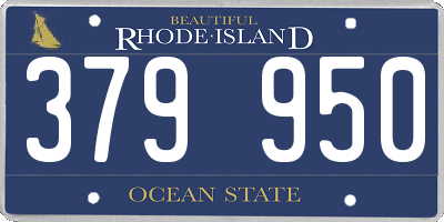 RI license plate 379950
