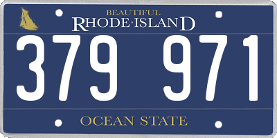 RI license plate 379971