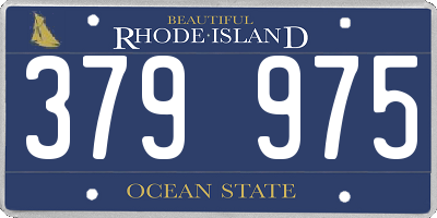 RI license plate 379975