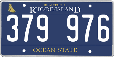 RI license plate 379976