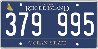 RI license plate 379995